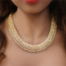 Load image into Gallery viewer, Exquisite Zircon Earrings Necklace Two Piece Set
