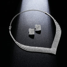 Load image into Gallery viewer, Luxury Crystal Bridal Wedding Jewelry Sets
